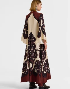 Magnifico DressCorsini Placée Cream in Silk Twill