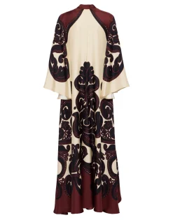 Magnifico DressCorsini Placée Cream in Silk Twill