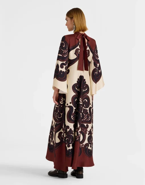 Magnifico DressCorsini Placée Cream in Silk Twill