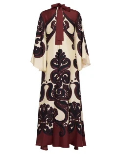 Magnifico DressCorsini Placée Cream in Silk Twill