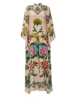 Magnifico DressFolk Flowers Azzurro Placée in Pebbled Sable