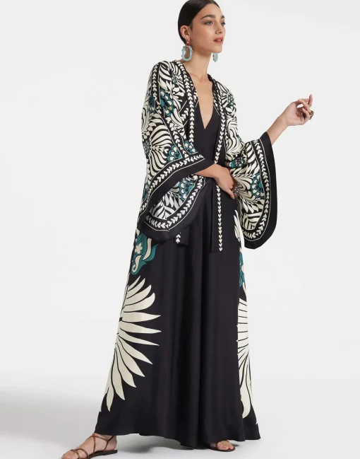 Magnifico DressMix Tiles Placée Black in Silk Twill