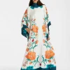 Magnifico DressMorpheus Placée Orange in Silk Twill