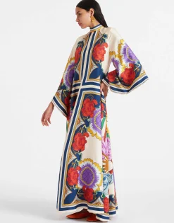 Magnifico DressTaormina Placée Rust in Twill Silk