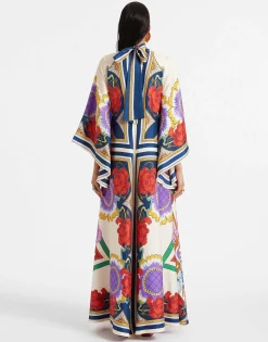 Magnifico DressTaormina Placée Rust in Twill Silk