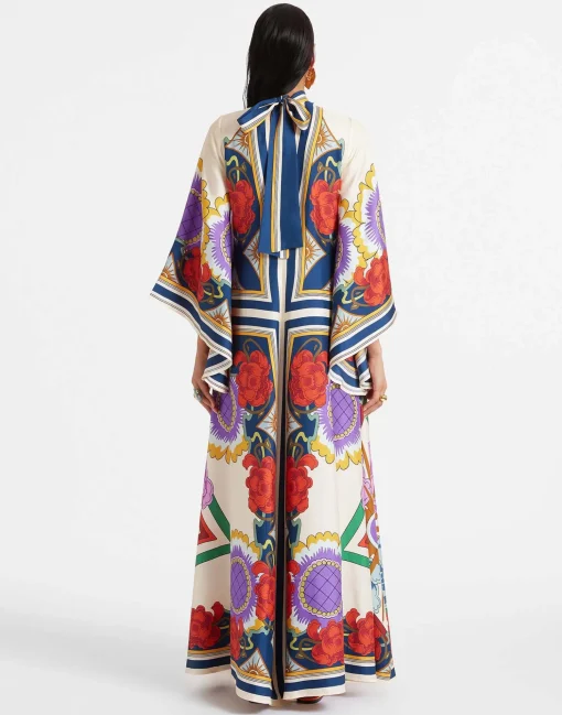 Magnifico DressTaormina Placée Rust in Twill Silk