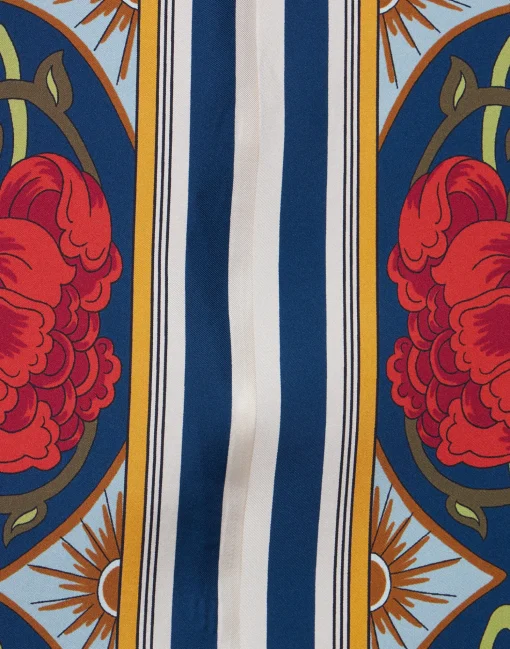 Magnifico DressTaormina Placée Rust in Twill Silk