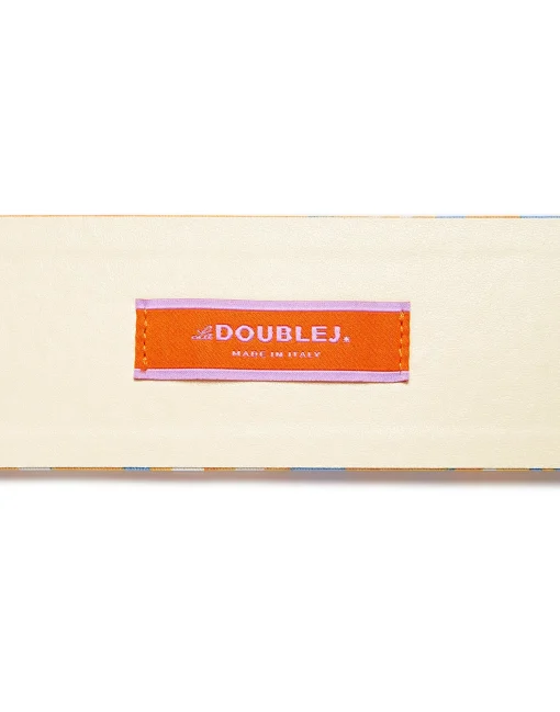 Medium BeltAnemone Orange in Light Faille