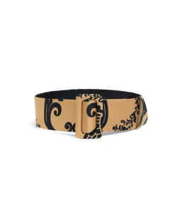 Medium BeltCherubs Gold in Light Faille