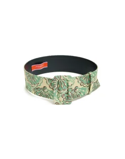 Medium BeltFans Mint in Light Faille