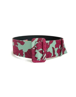 Medium BeltLilium Purple in Light Faille