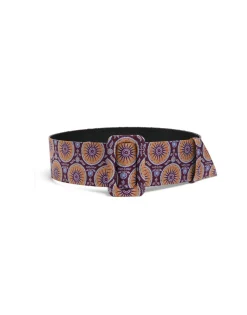 Medium BeltSovereign Mini Purple in Light Faille