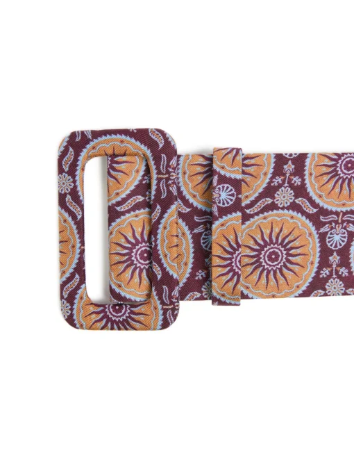 Medium BeltSovereign Mini Purple in Light Faille