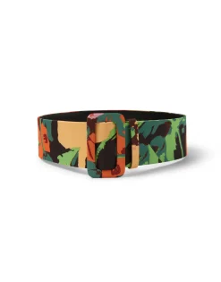 Medium BeltWonderland Black in Light Faille