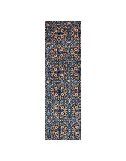 Medium RunnerConfetti Blu in Linen