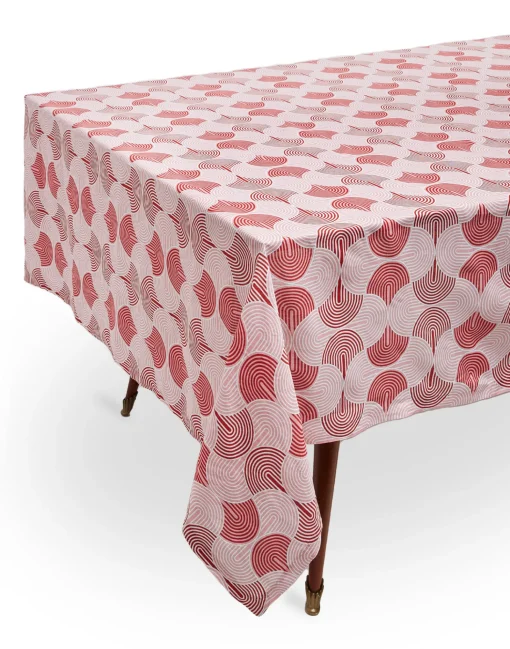 Medium Tablecloth (180x280)Slinky Rosso in Linen