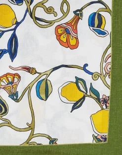 Medium TableclothBorboni White in Linen