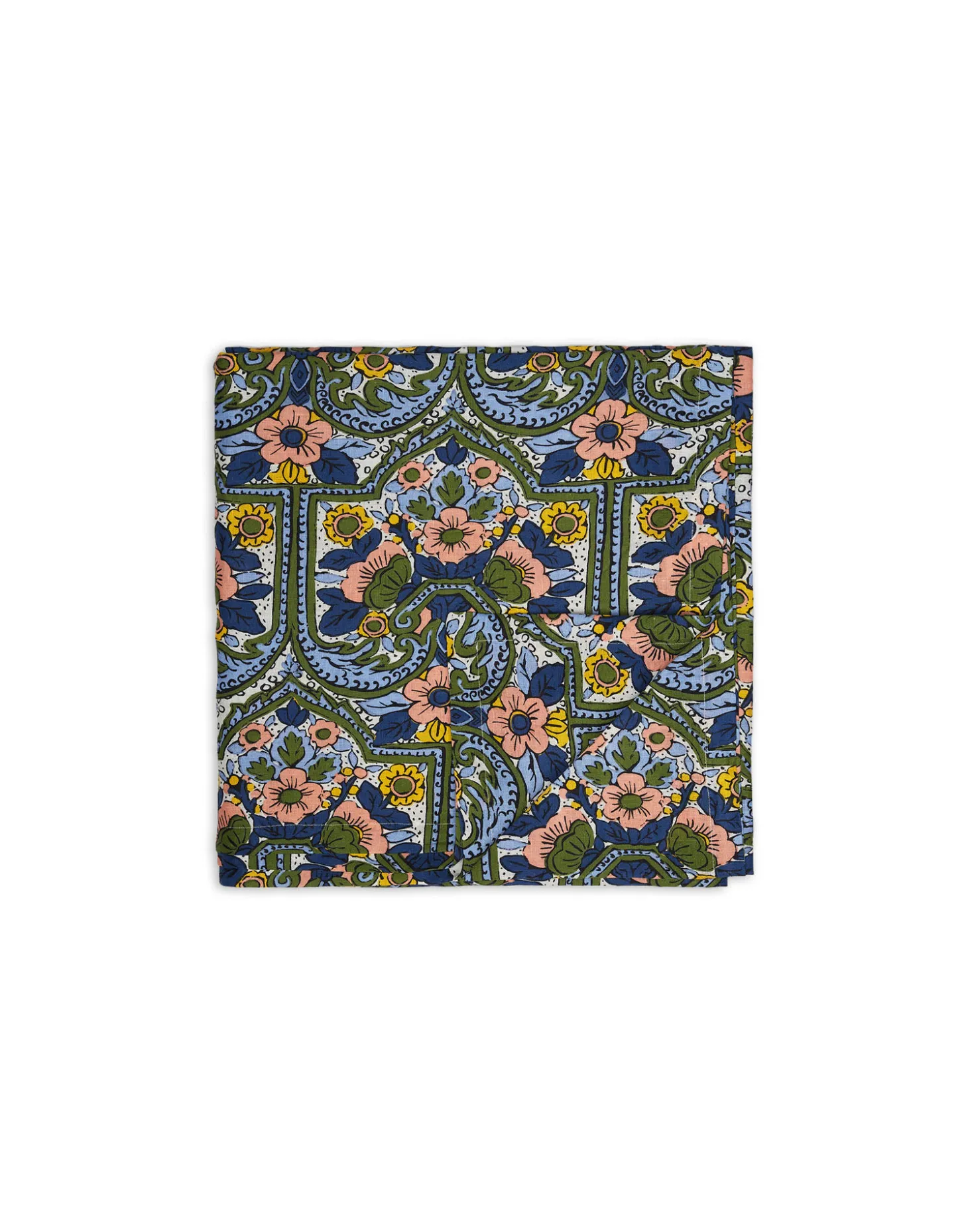 Medium TableclothCorte Blu in Linen