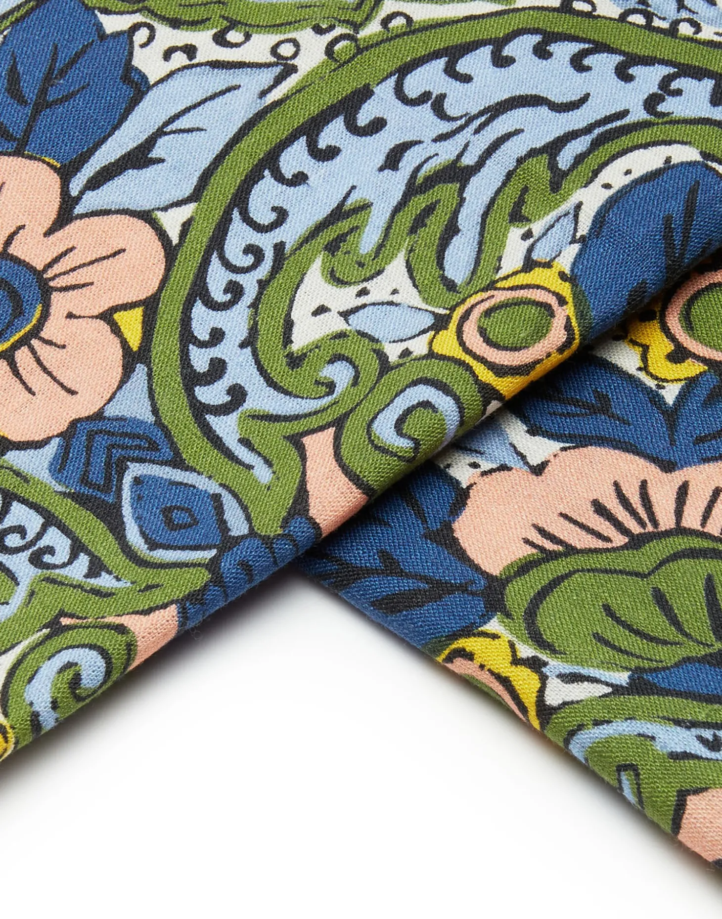 Medium TableclothCorte Blu in Linen