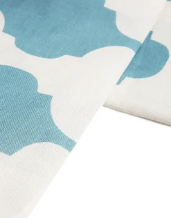 Medium TableclothPlaza Sky Blue in Linen