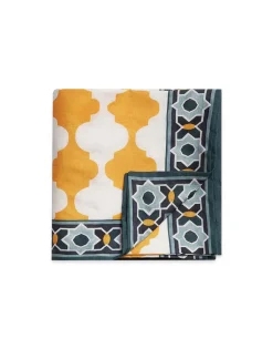 Medium TableclothPlaza Yellow in Linen