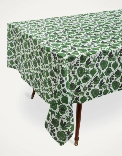 Medium TableclothWildbird Verde in Linen