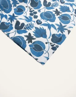 Medium TableclothWildbird Blu in Linen
