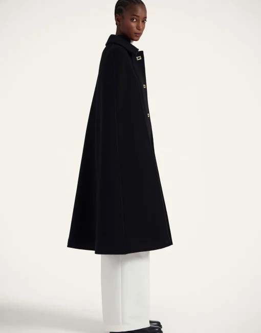 Milano CapeBlack in Wool