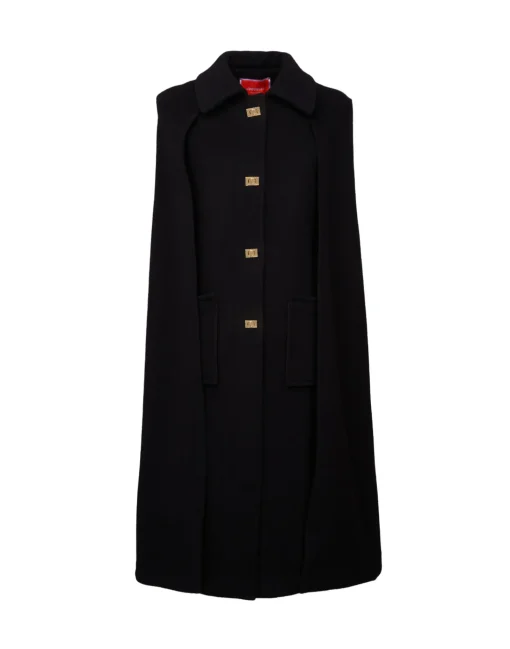 Milano CapeBlack in Wool
