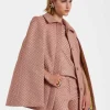 Milano Mini CapeTulip Pale Pink in Jacquard