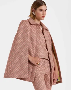 Milano Mini CapeTulip Pale Pink in Jacquard
