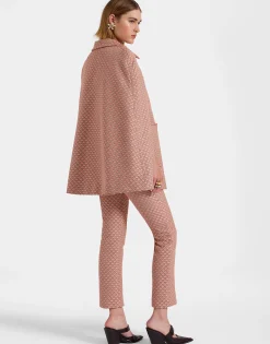 Milano Mini CapeTulip Pale Pink in Jacquard