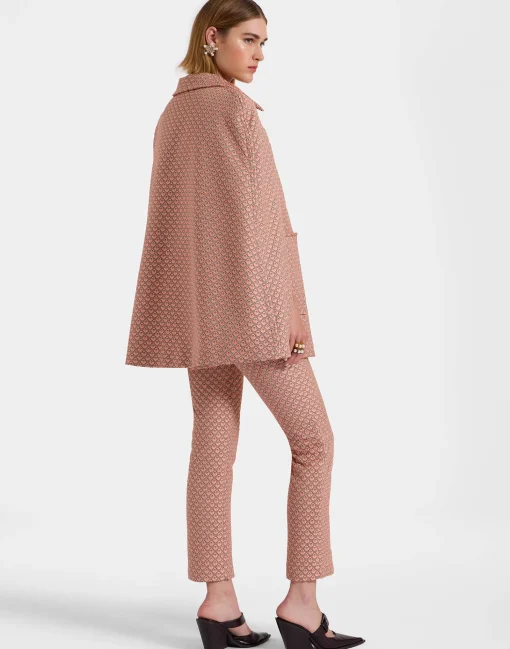 Milano Mini CapeTulip Pale Pink in Jacquard