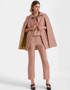 Milano Mini CapeTulip Pale Pink in Jacquard