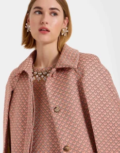 Milano Mini CapeTulip Pale Pink in Jacquard