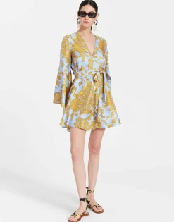 Mini Magnifico DressTangle Light Blue in Silk Twill