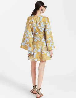 Mini Magnifico DressTangle Light Blue in Silk Twill