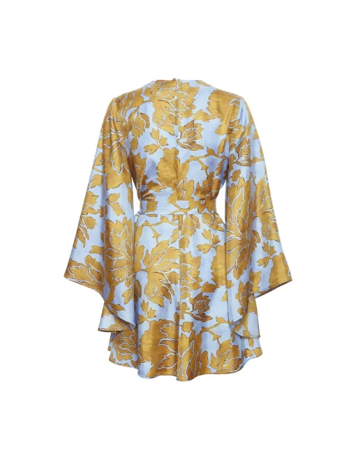 Mini Magnifico DressTangle Light Blue in Silk Twill