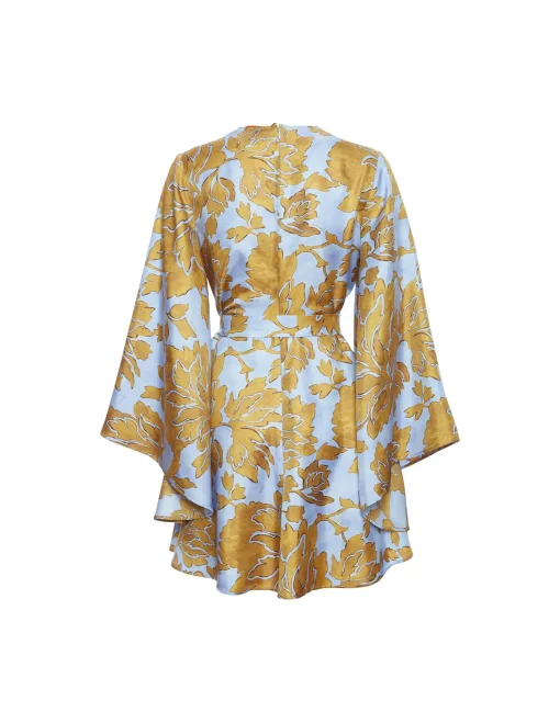 Mini Magnifico DressTangle Light Blue in Silk Twill