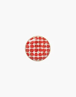 Mini PlateCherries Ivory in Porcelain