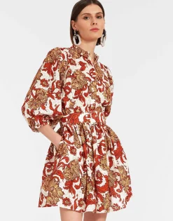 Mini Portofino DressReef White in Printed Lace