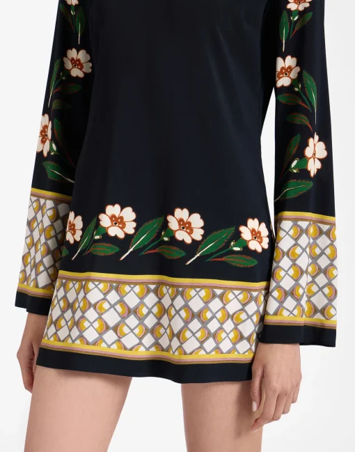 Mini Supreme Swing DressDazed Placée Black in Sable