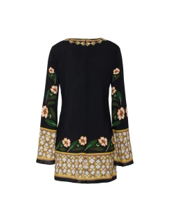 Mini Supreme Swing DressDazed Placée Black in Sable