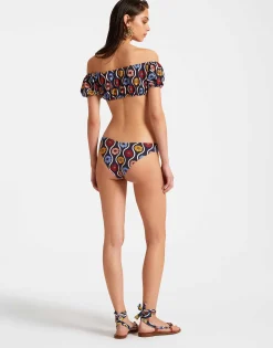 Mirage BottomWhitsun Mini Blue in Piquet Lycra