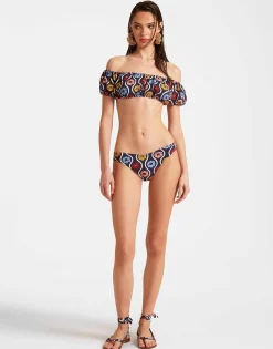 Mirage TopWhitsun Mini Blue in Piquet Lycra