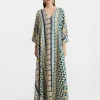 Muumuu DressCasareale Small Placèe Cream in Silk Twill