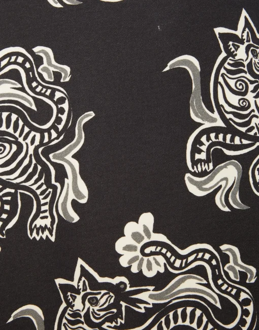 Off Court SweatshirtCrazy Tigers Black & White in Jersey