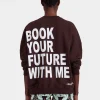 Off Court SweatshirtSolid Brown in Jersey