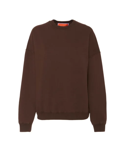 Off Court SweatshirtSolid Brown in Jersey