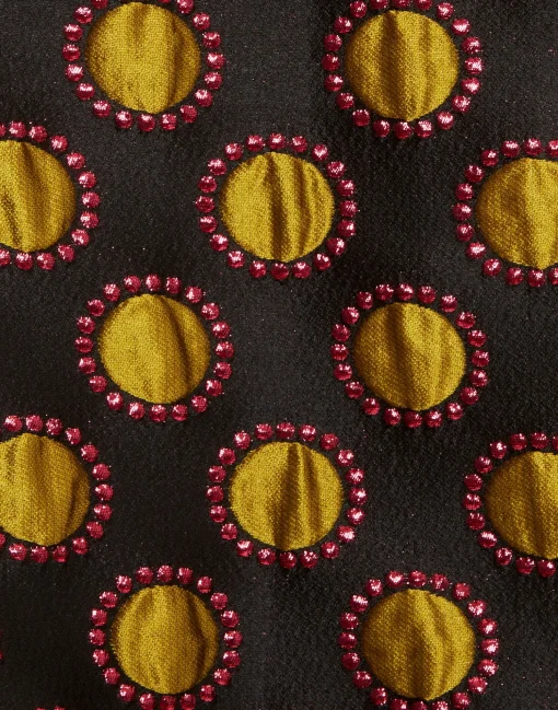 Oscar SkirtWinter Sun Black in Jacquard